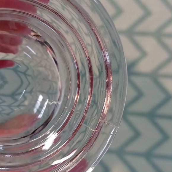 Vintage Viking Martinsville Etched Glass Set of 3 Creamer & Sugar Tray S… - Picture 7 of 8